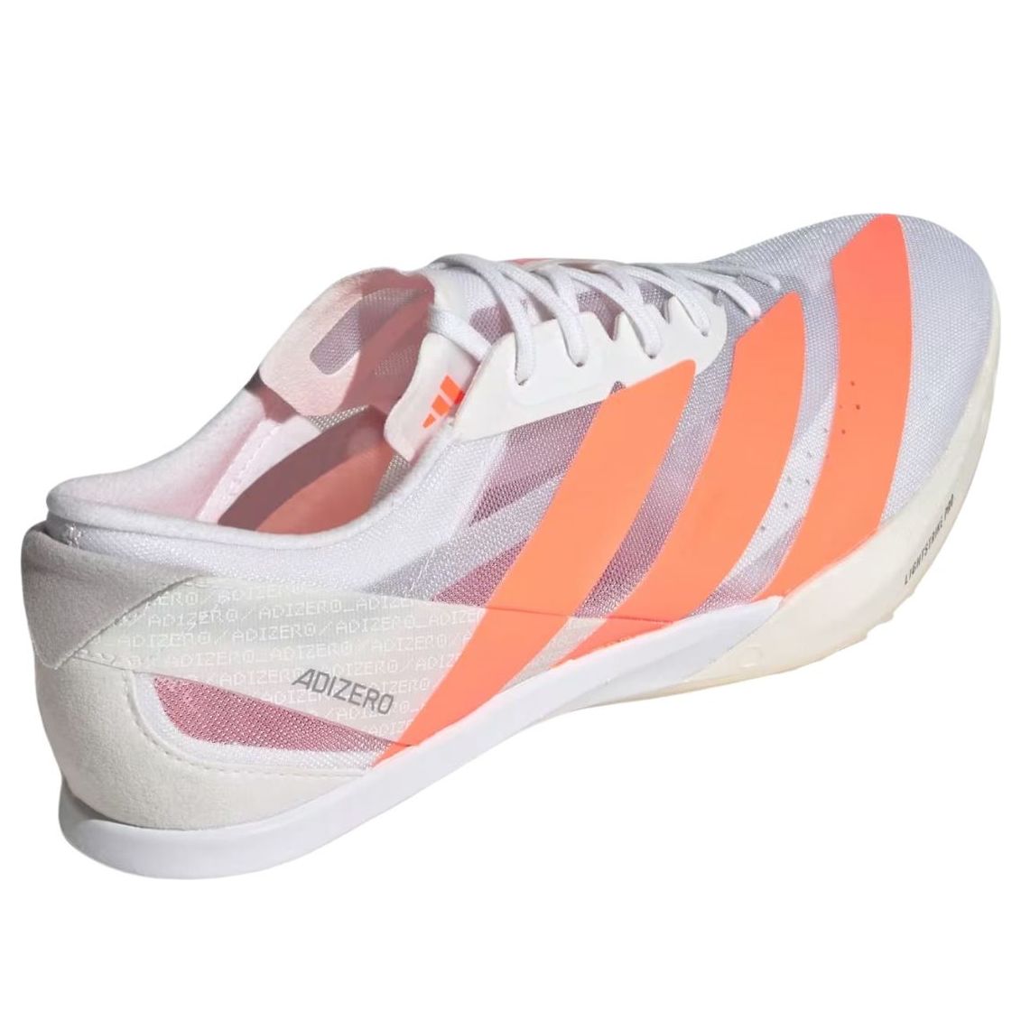 adidas Adizero Finesse Short Distance 'White Lucid Orange' JQ5932