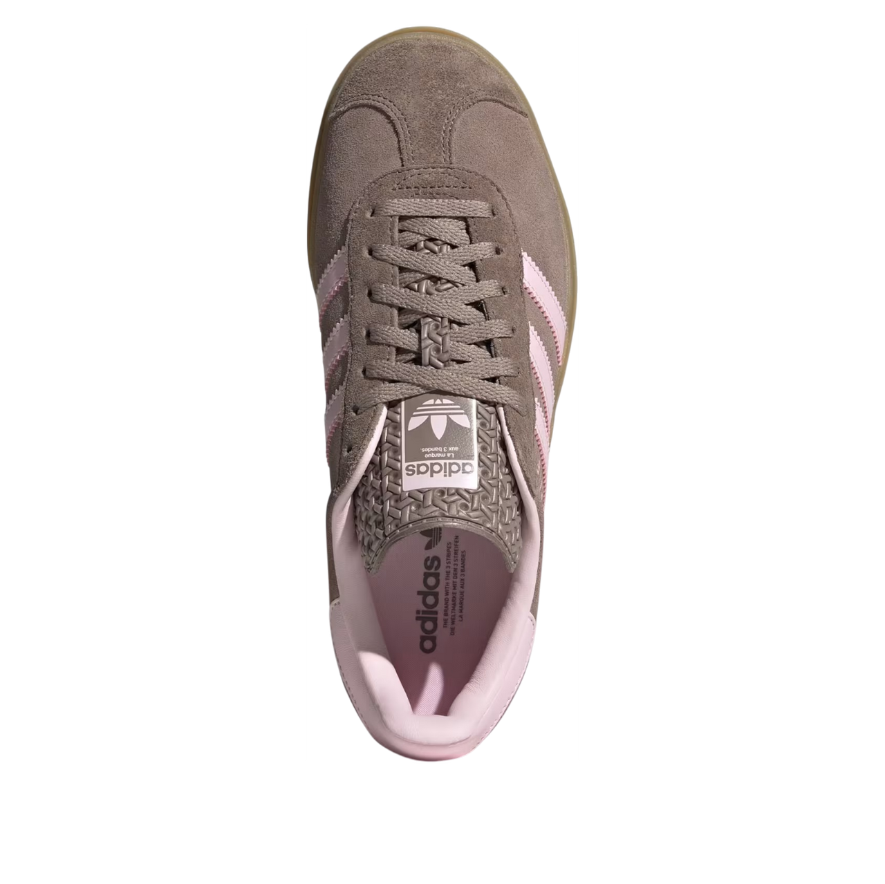 (WMNS) adidas Gazelle Bold 'Trace Brown Clear Pink' JQ6436