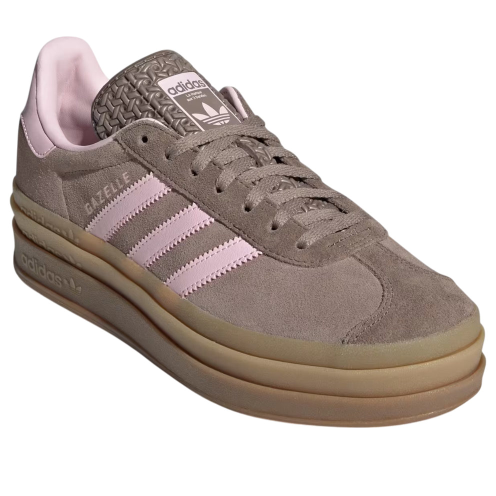 (WMNS) adidas Gazelle Bold 'Trace Brown Clear Pink' JQ6436