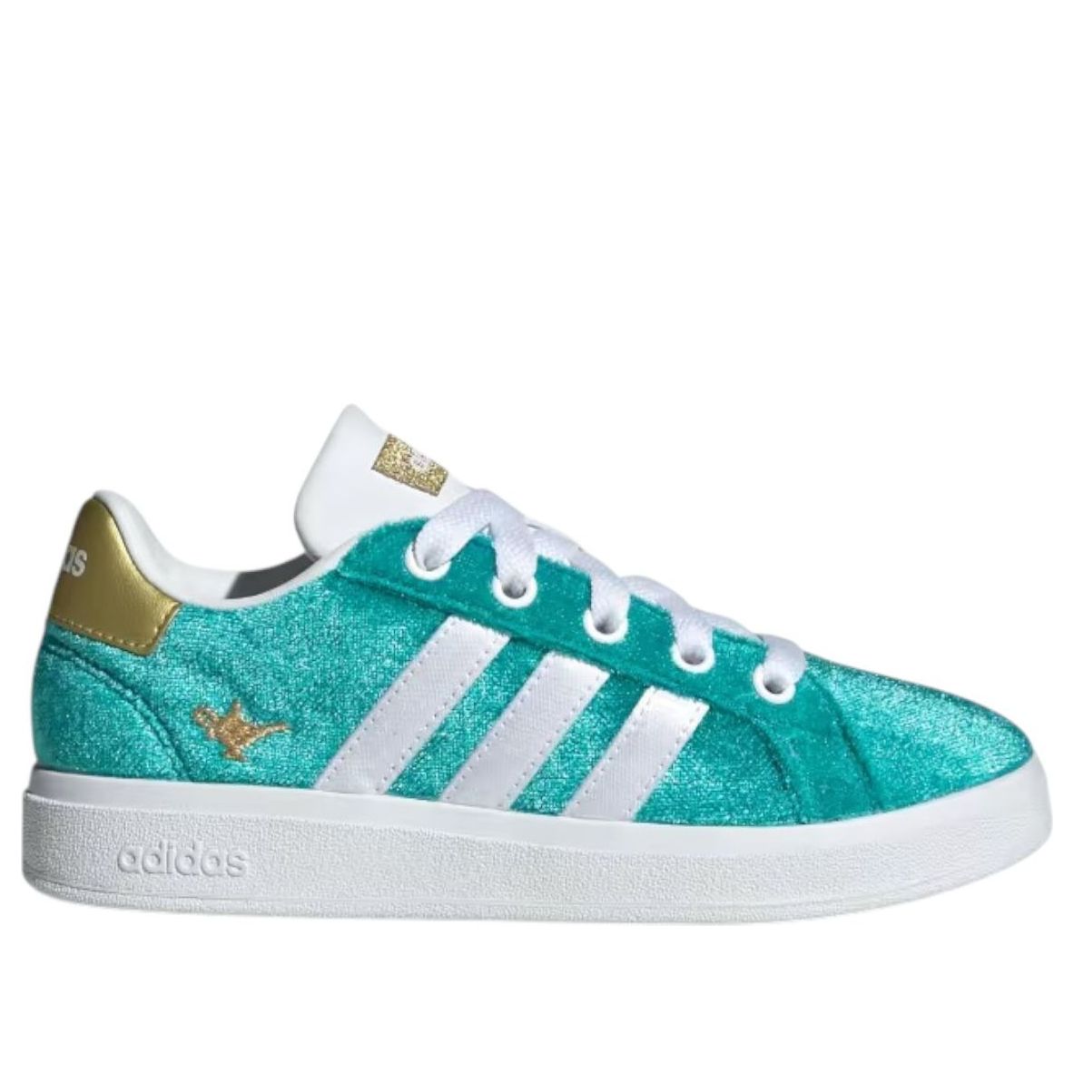 (GS) adidas x Disney Jasmine Grand Court 2.0 'Pure Teal' JQ6684