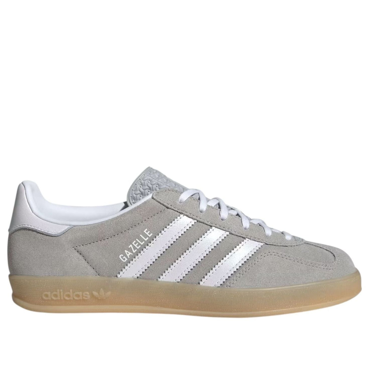 (WMNS) adidas Gazelle Indoor 'Grey White Gum'  JQ7008