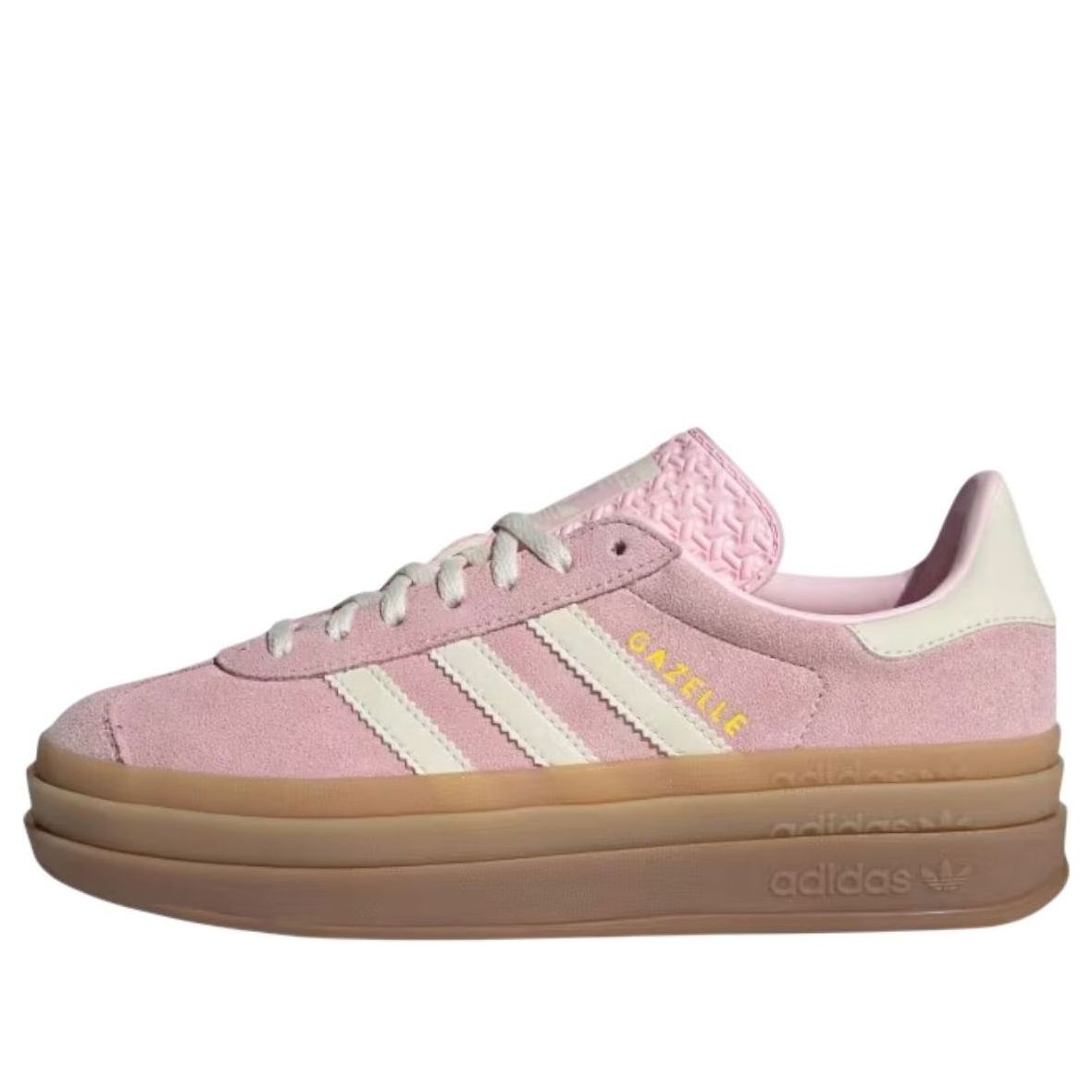 (WMNS) adidas Gazelle Bold 'Clear Pink Cream White' JQ7777