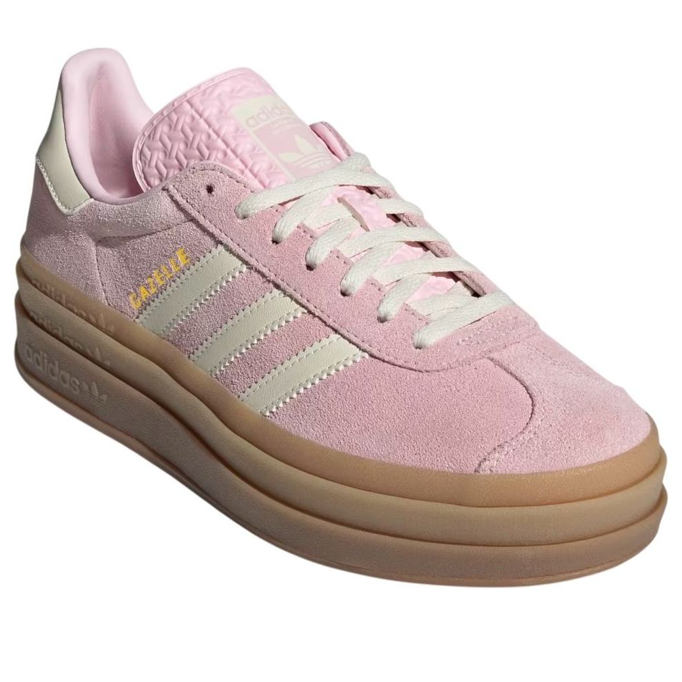 (WMNS) adidas Gazelle Bold 'Clear Pink Cream White' JQ7777
