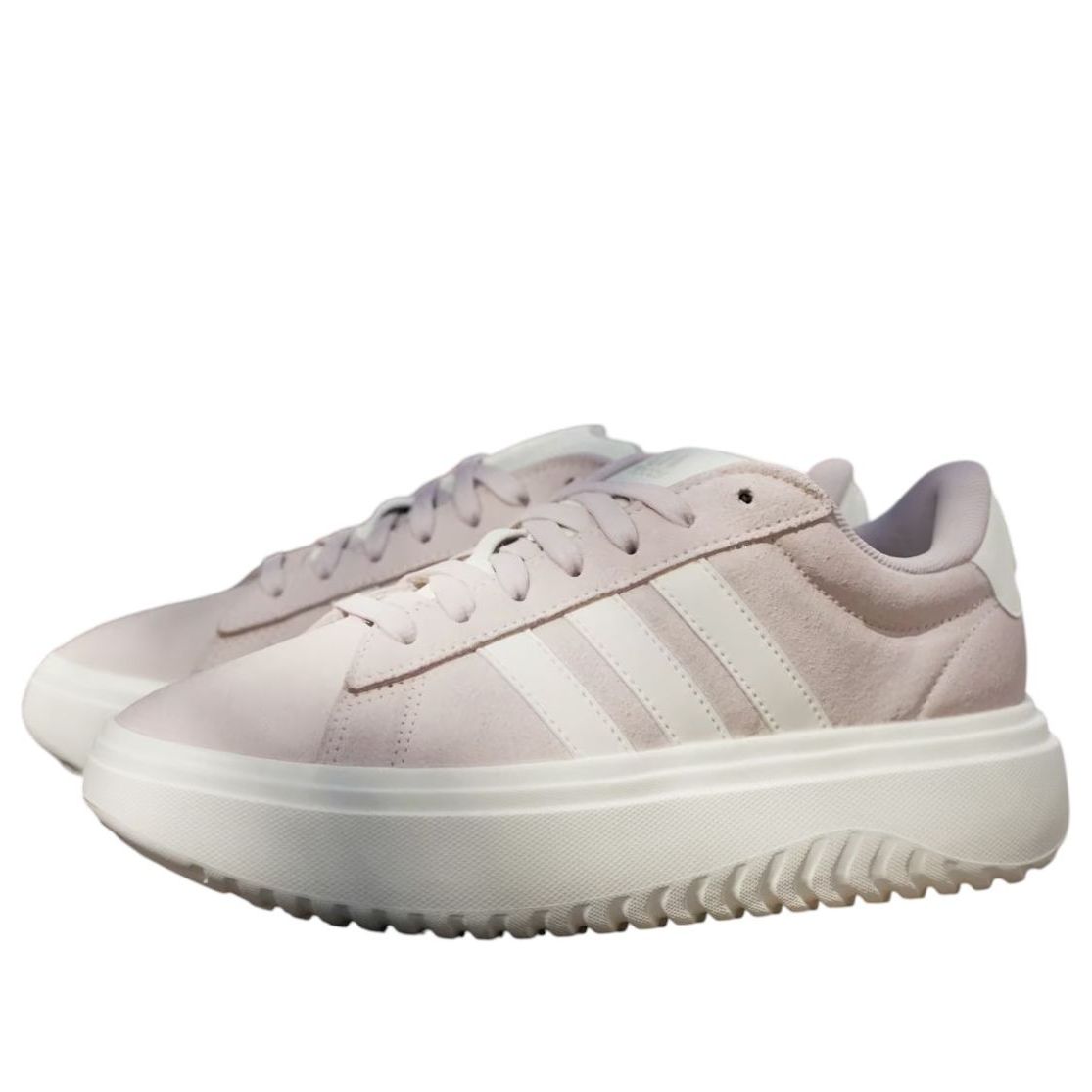 (WMNS) adidas Grand Court Platform 'Putty Mauve White' JR0701
