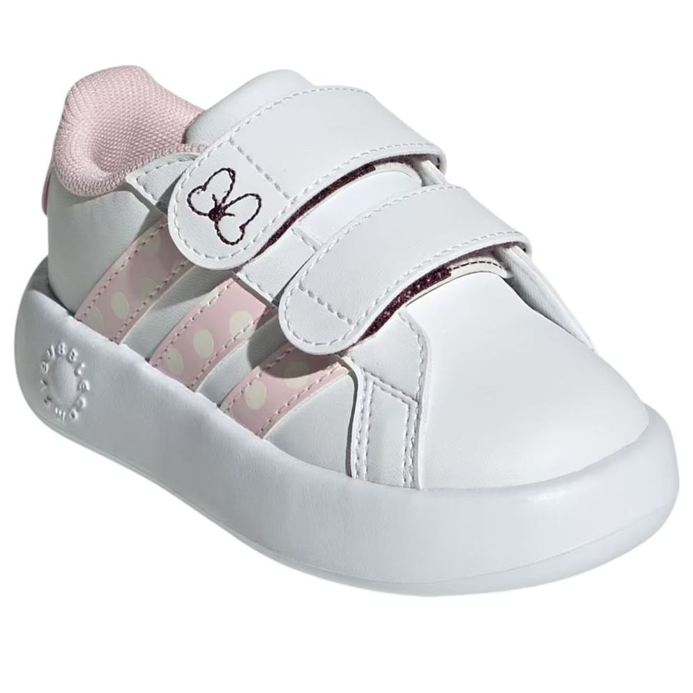 (TD) adidas x Disney Minnie Mouse Grand Court 'Cloud White Clear Pink' JR8130