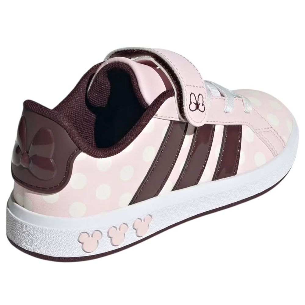 GS) adidas x Disney Minnie Mouse Grand Court 'Clear Pink Aurora Ruby' •  SneakerSouqq