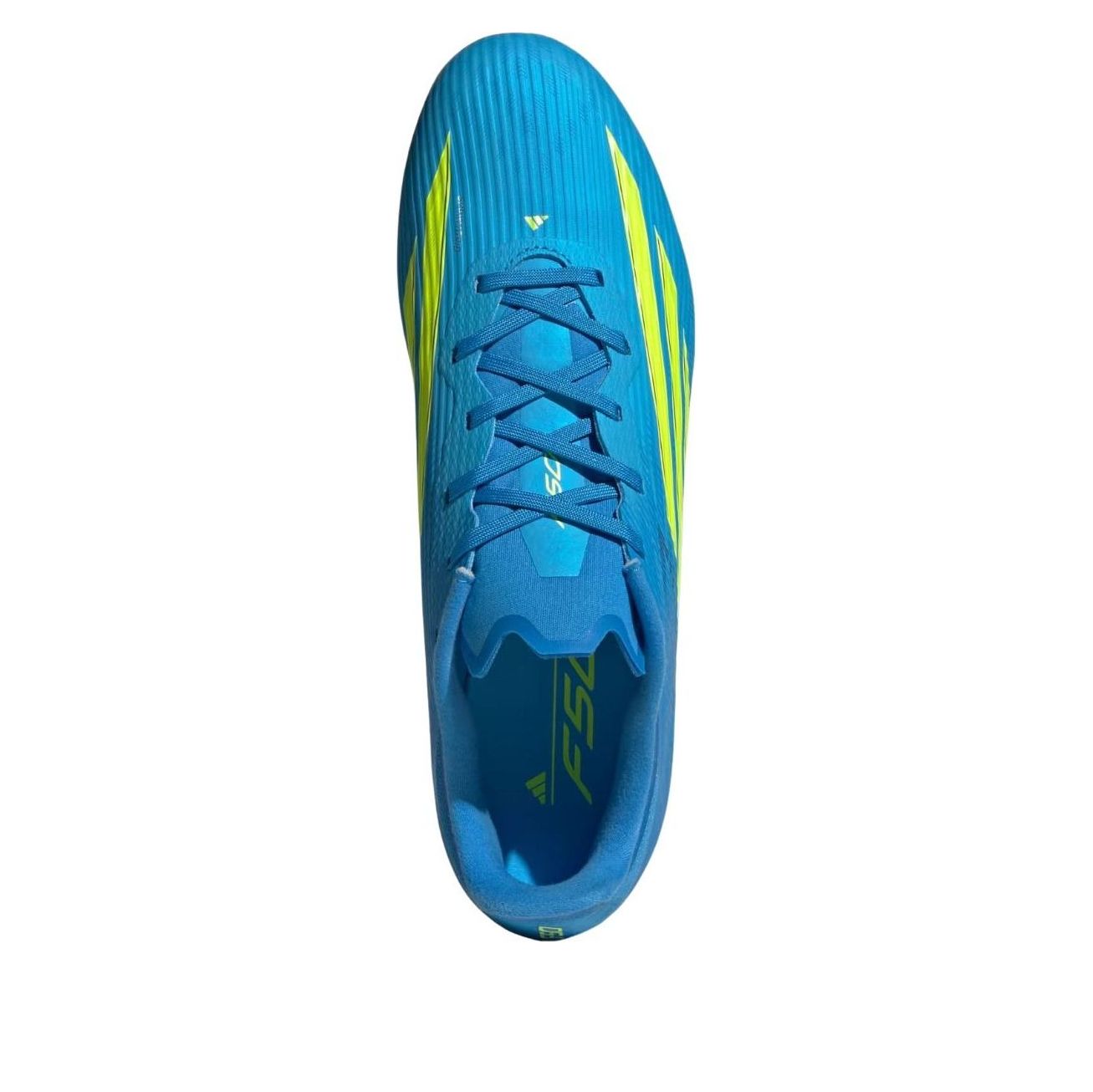 adidas F50 League FG/MG 'Lucid Ray Blue Solar Yellow' JR8992