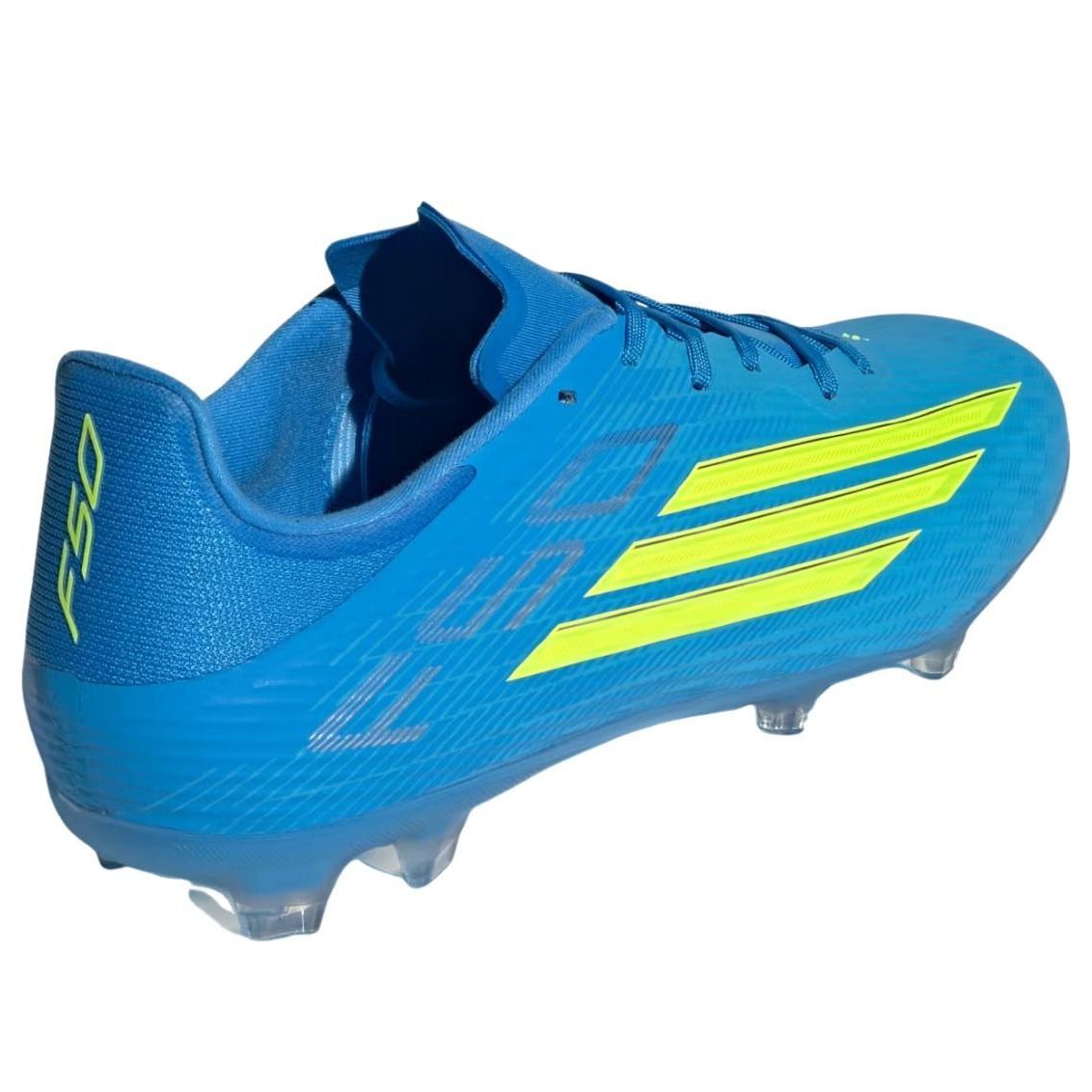 adidas F50 League FG/MG 'Lucid Ray Blue Solar Yellow' JR8992