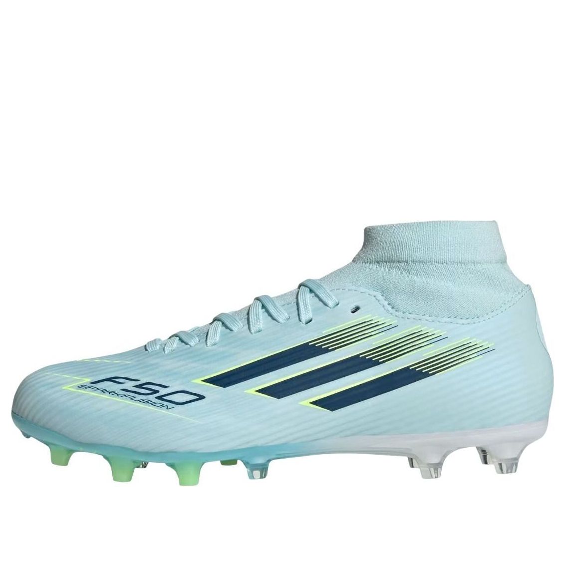 (WMNS) adidas F50 Sparkfusion League Mid Cut FG/AG 'Almost Blue Dusky Petrol' JR8998