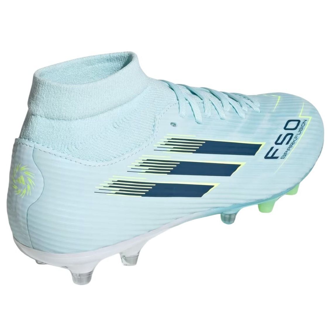 (WMNS) adidas F50 Sparkfusion League Mid Cut FG/AG 'Almost Blue Dusky Petrol' JR8998