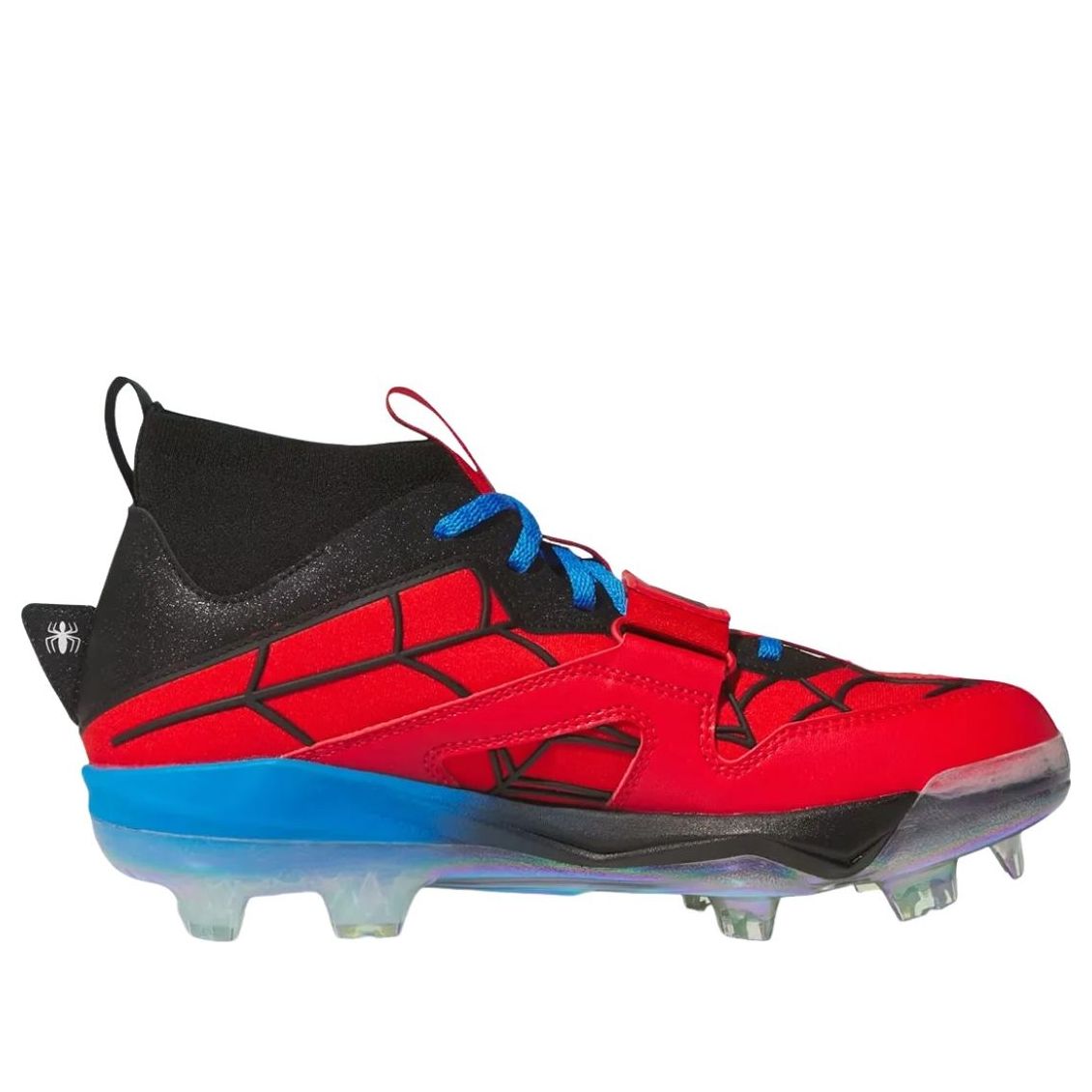 adidas x Marvel x Spider-Man adiZero Edge+ TPU Baseball Cleats 'Burgundy' JS0150