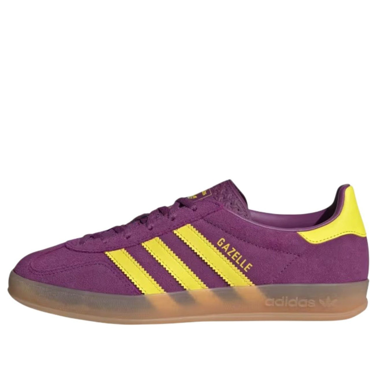 (WMNS) adidas Gazelle Indoor 'Rich Mauve Bright Yellow' JS1415