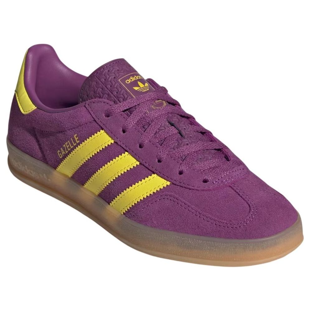 (WMNS) adidas Gazelle Indoor 'Rich Mauve Bright Yellow' JS1415