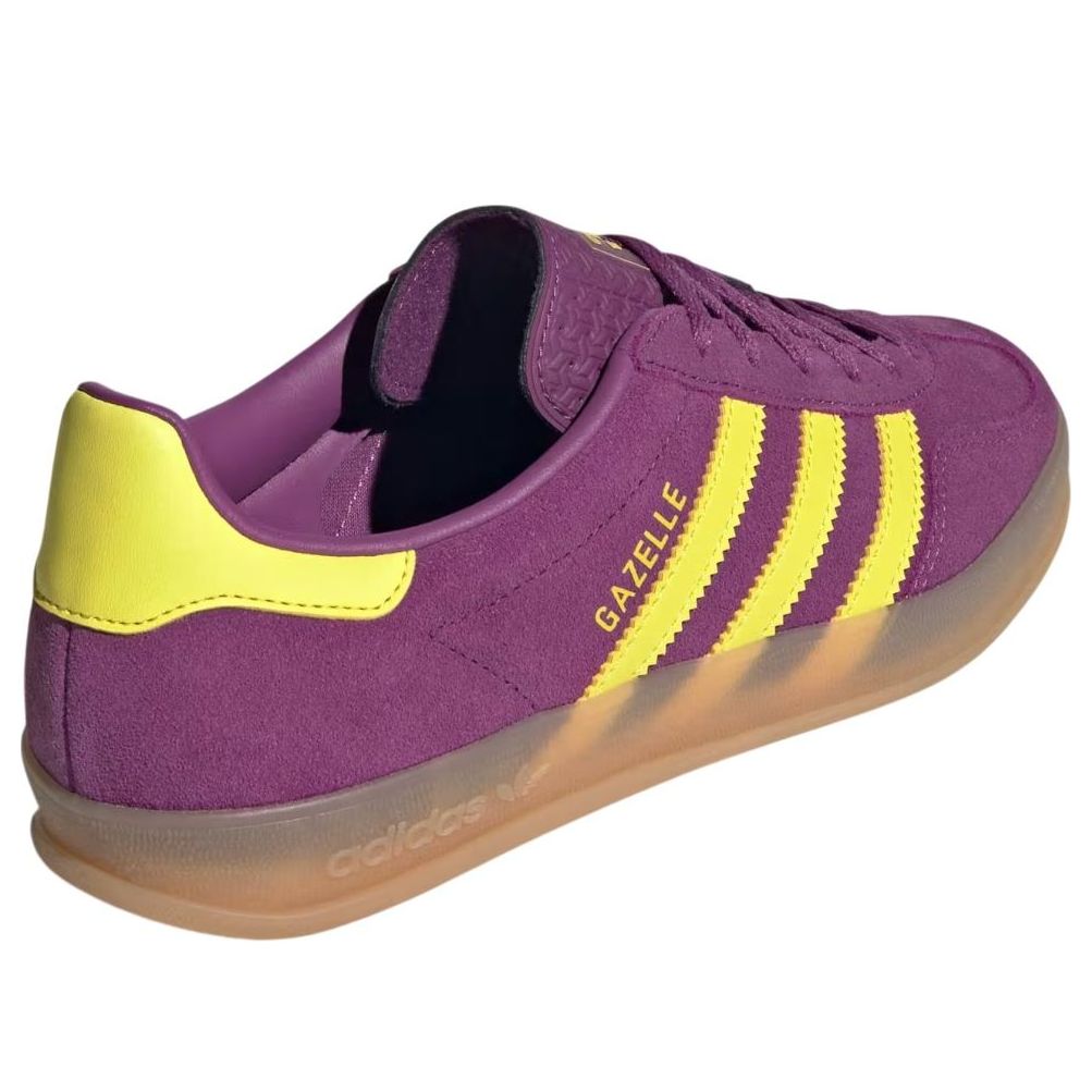 (WMNS) adidas Gazelle Indoor 'Rich Mauve Bright Yellow' JS1415
