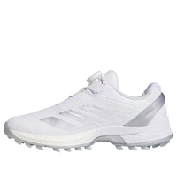 (WMNS) adidas Adizero ZG Low Cut Boa Spikeless Golf 'Cloud White Silver Metallic' JS1764