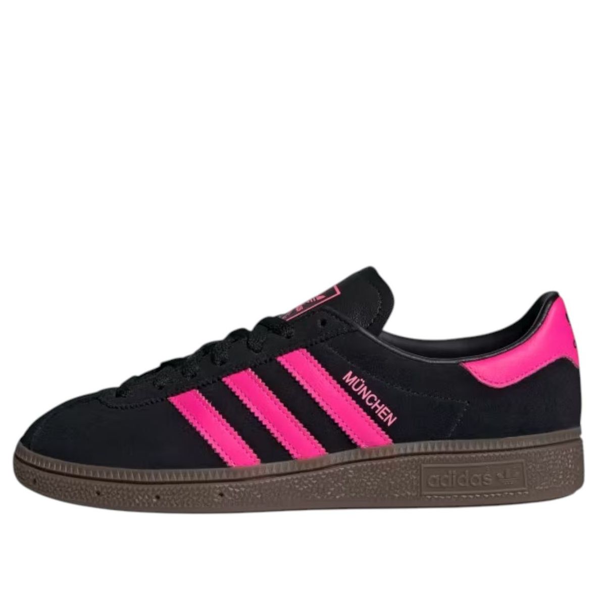 (WMNS) adidas Muenchen 'Black Lucid Pink Gum' JS4000