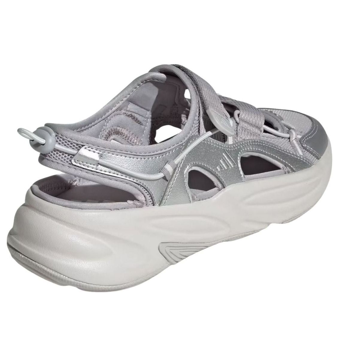 (WMNS) adidas Ozwave Sandals 'Grey Silver Metallic' JS4580