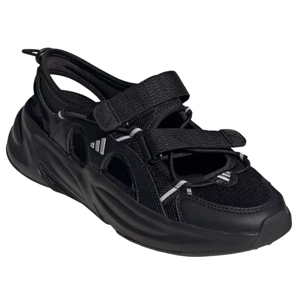 (WMNS) adidas Ozwave Sandals 'Black' JS4582