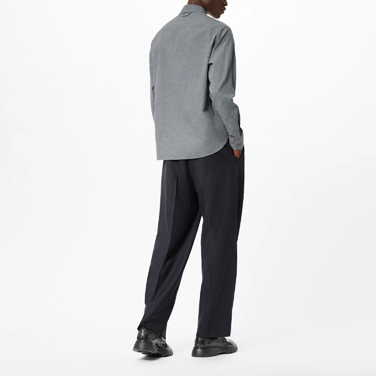 LOUIS VUITTON New Quarterly Products Of LV Shirt Men's Gray