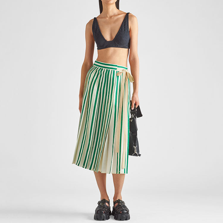PRADA Casual Long Skirts Women's Green