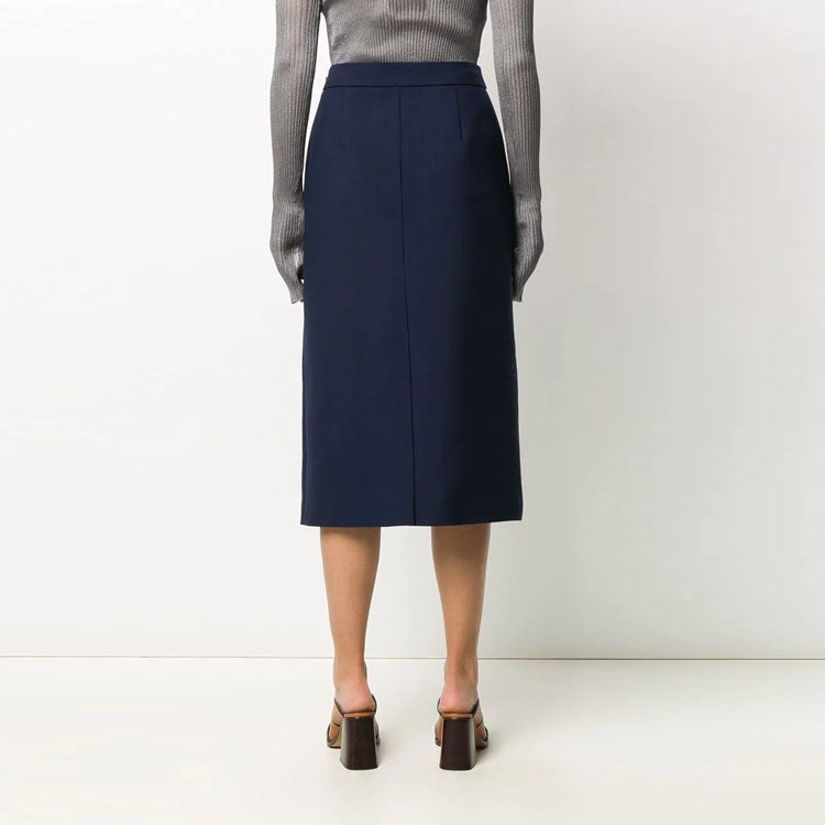 PRADA Casual Long Skirts Women's Blue