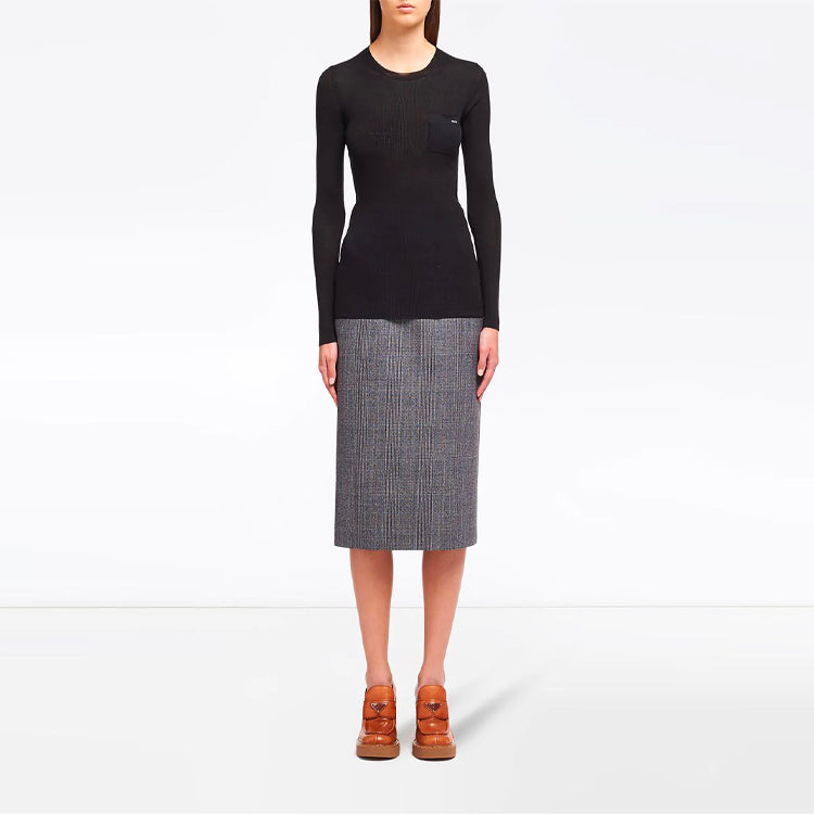 PRADA FW21 Slim Fit Sweater Women's Black
