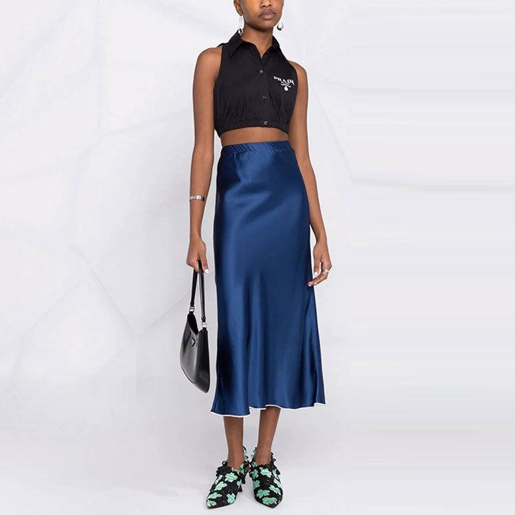 PRADA Crop Tops Women's Black