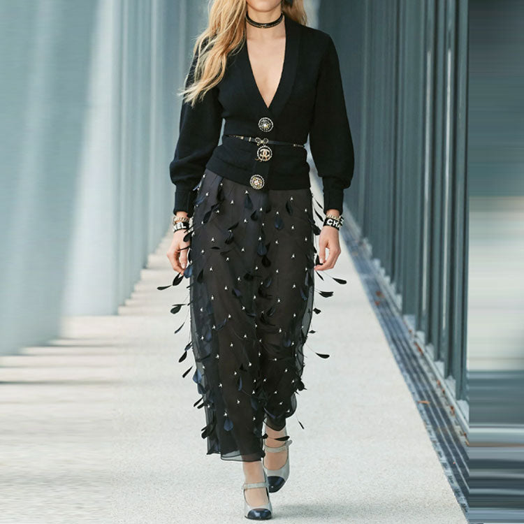 CHANEL Knitwear Women's Black