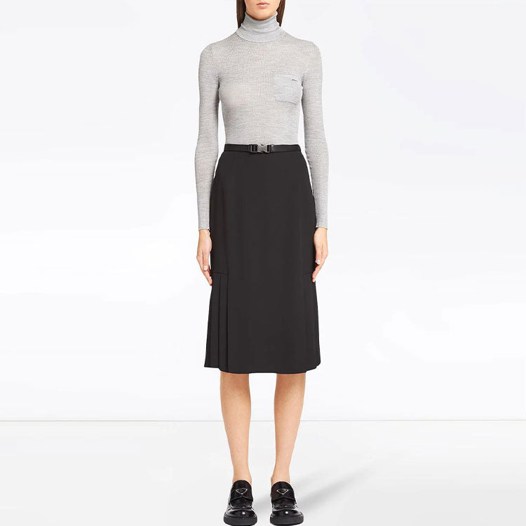 PRADA Casual Long Skirts Women's Black