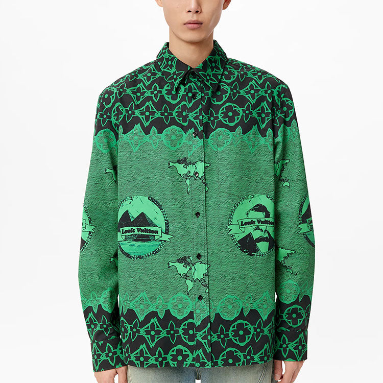 LOUIS VUITTON Lv Wax Oversized Business Shirt
