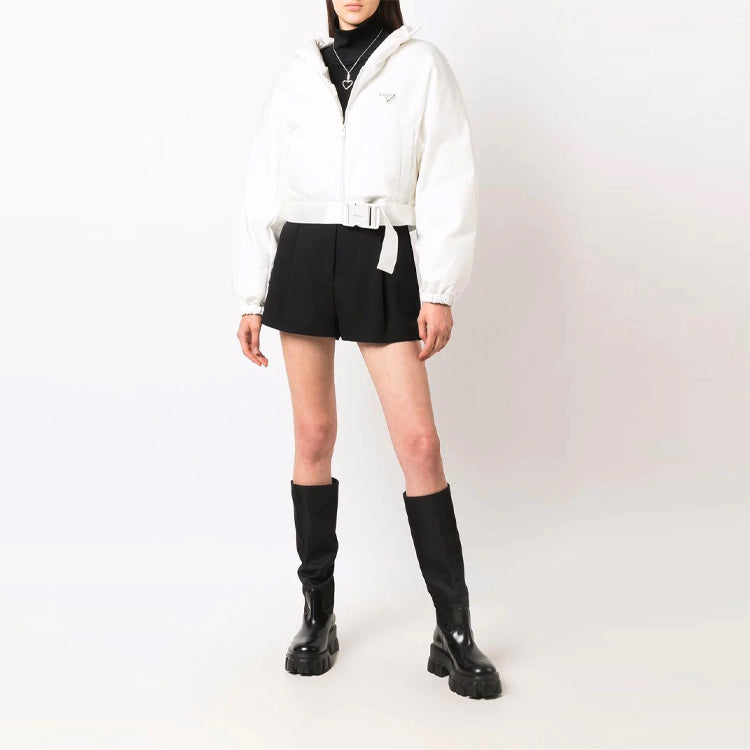 PRADA Down Jackets Women's White
