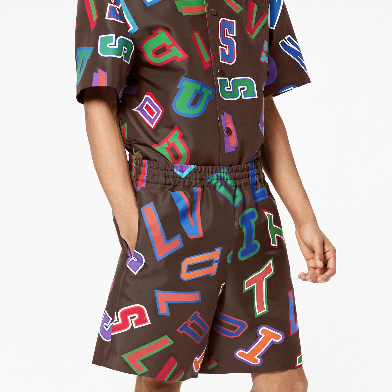 LOUIS VUITTON X Nba Basketball Letters Shorts