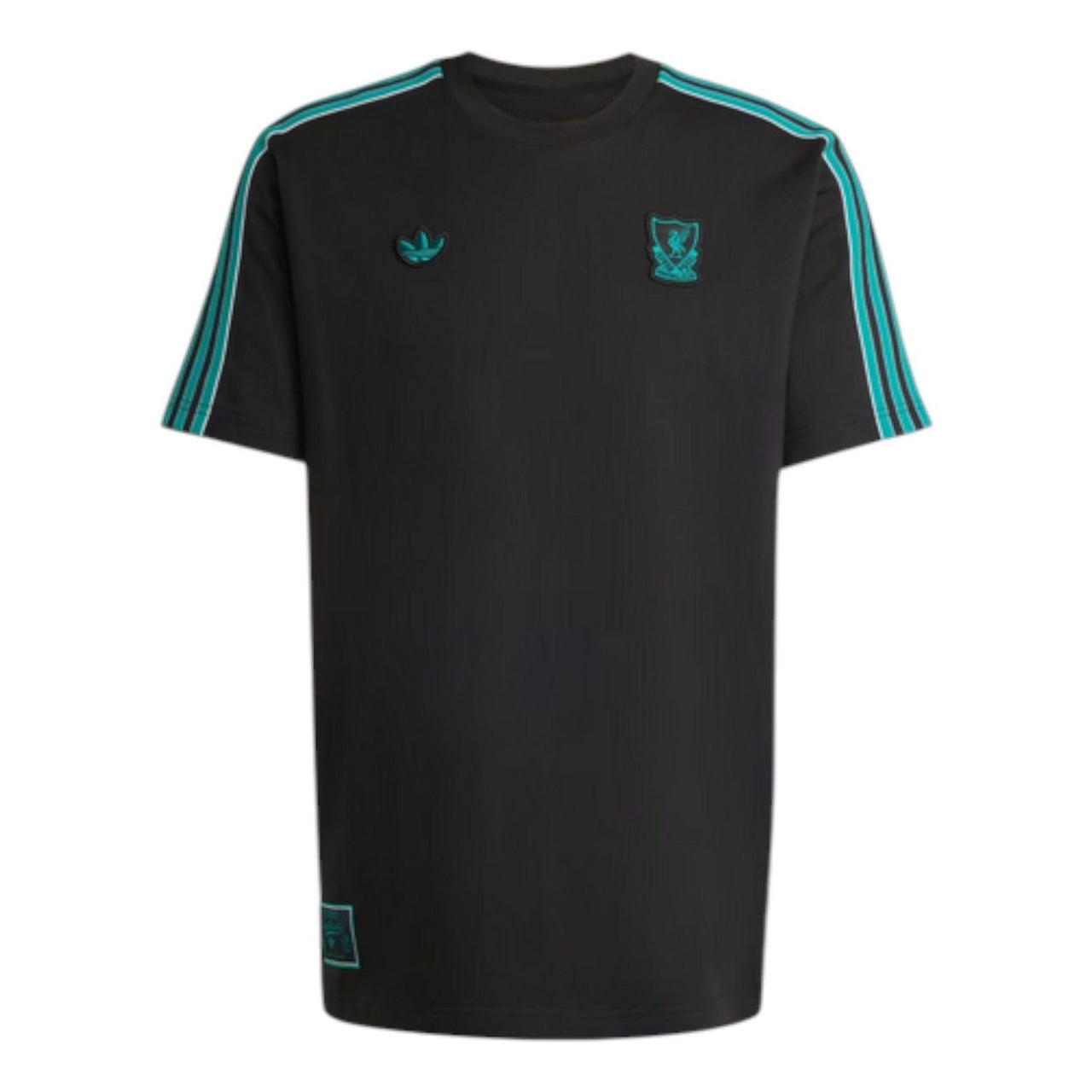 adidas Liverpool FC Terrace Icons Tee 'Black Sea Green' JW5470