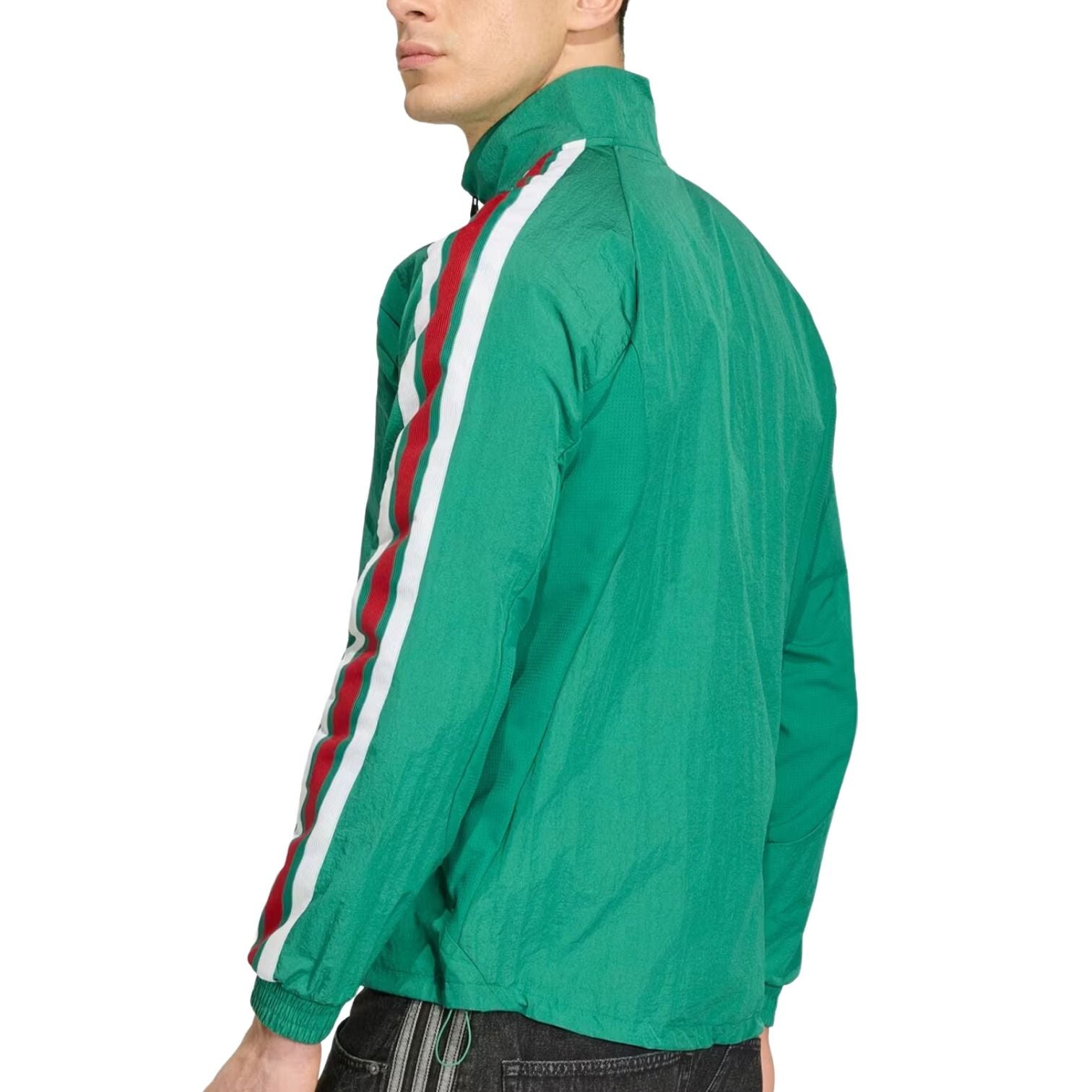adidas Mexico 2026 Anthem Jacket Asia Sizing 'Bold Green' JZ6458