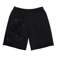 Denim Tears Biggie Rhinestone Cotton Wreath Sweatshort 'Black' SS26BRS14552458