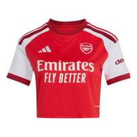(WMNS) adidas Arsenal FC 26/27 Home Cropped Asia Sizing 'Better Scarlet' KB5586