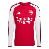 adidas Arsenal FC 26/27 Home Authentic Long Sleeve Asia Sizing 'Better Scarlet' KB9967