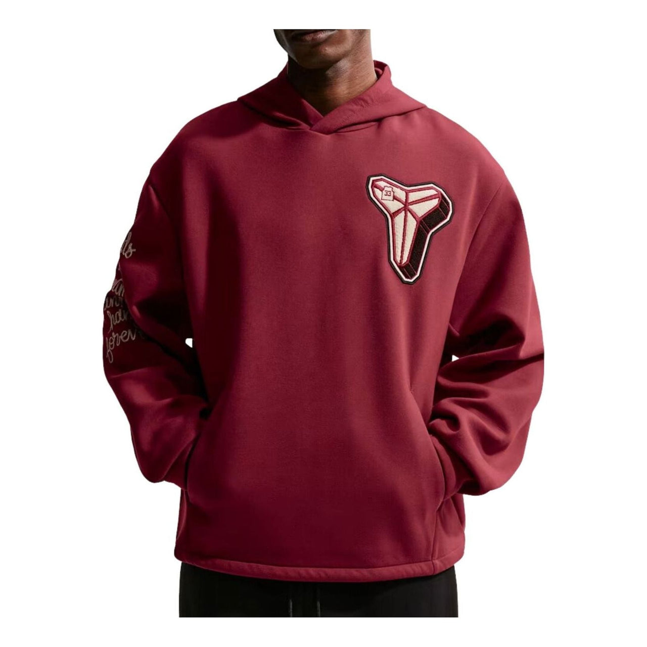 Nike Kobe Dri-FIT Fleece Hoodie 'Team Red Coconut Milk' IO9563-677