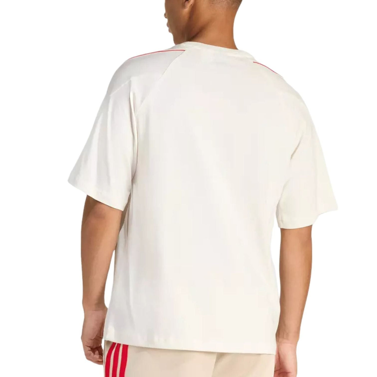 adidas Sportswear Stadium T-Shirt Asia Sizing 'Off White Pure Ruby' KC0428