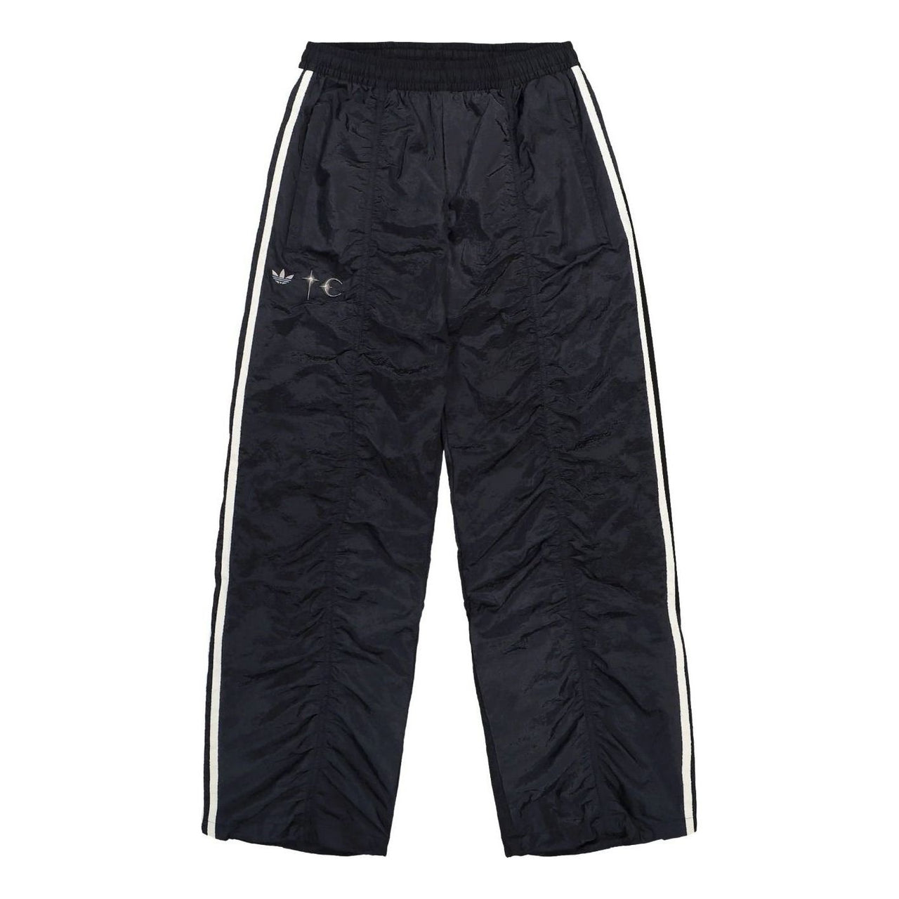 adidas x Thug Club Woven Track Pants Asia Sizing 'Black Silver Metallic' KC2206