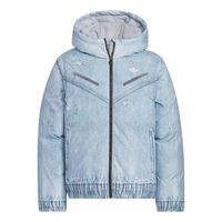 adidas FK Denim Down Jacket Asia Sizing 'Halo Silver' KC2632