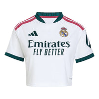 (WMNS) adidas Real Madrid 26/27 Home Cropped Jersey 'White' KC4237