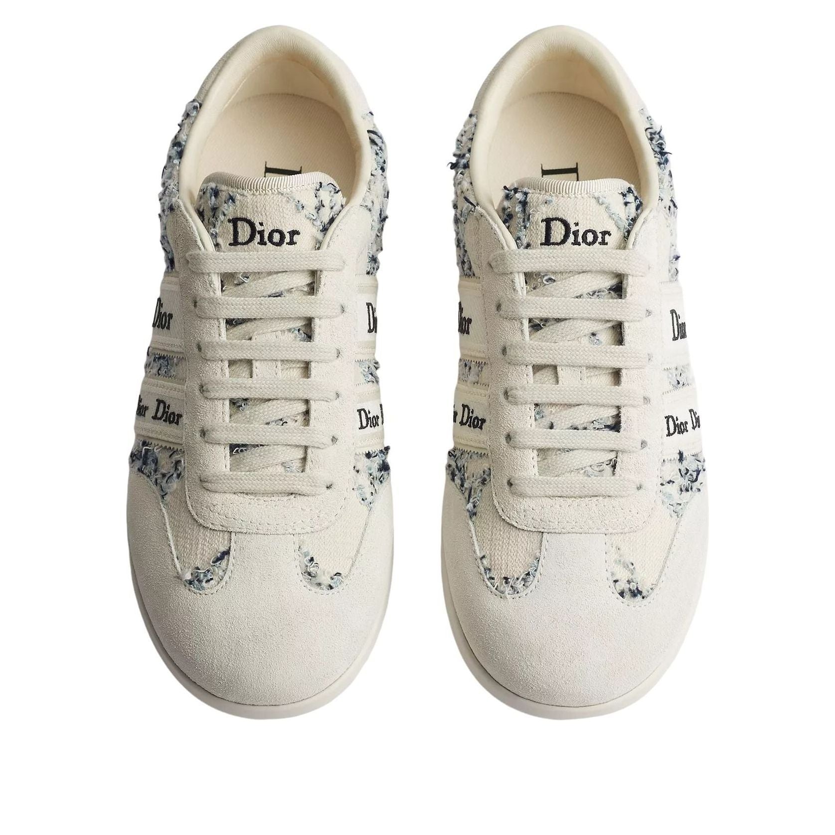 (WMNS) DIOR Ribbon Sneaker 'White Blue' KCK554DCS-S33U