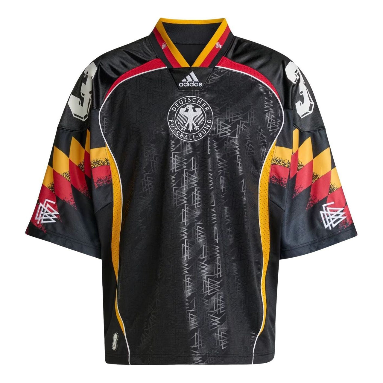 adidas Bring Back Remix Germany Jersey 'Black' KD5980