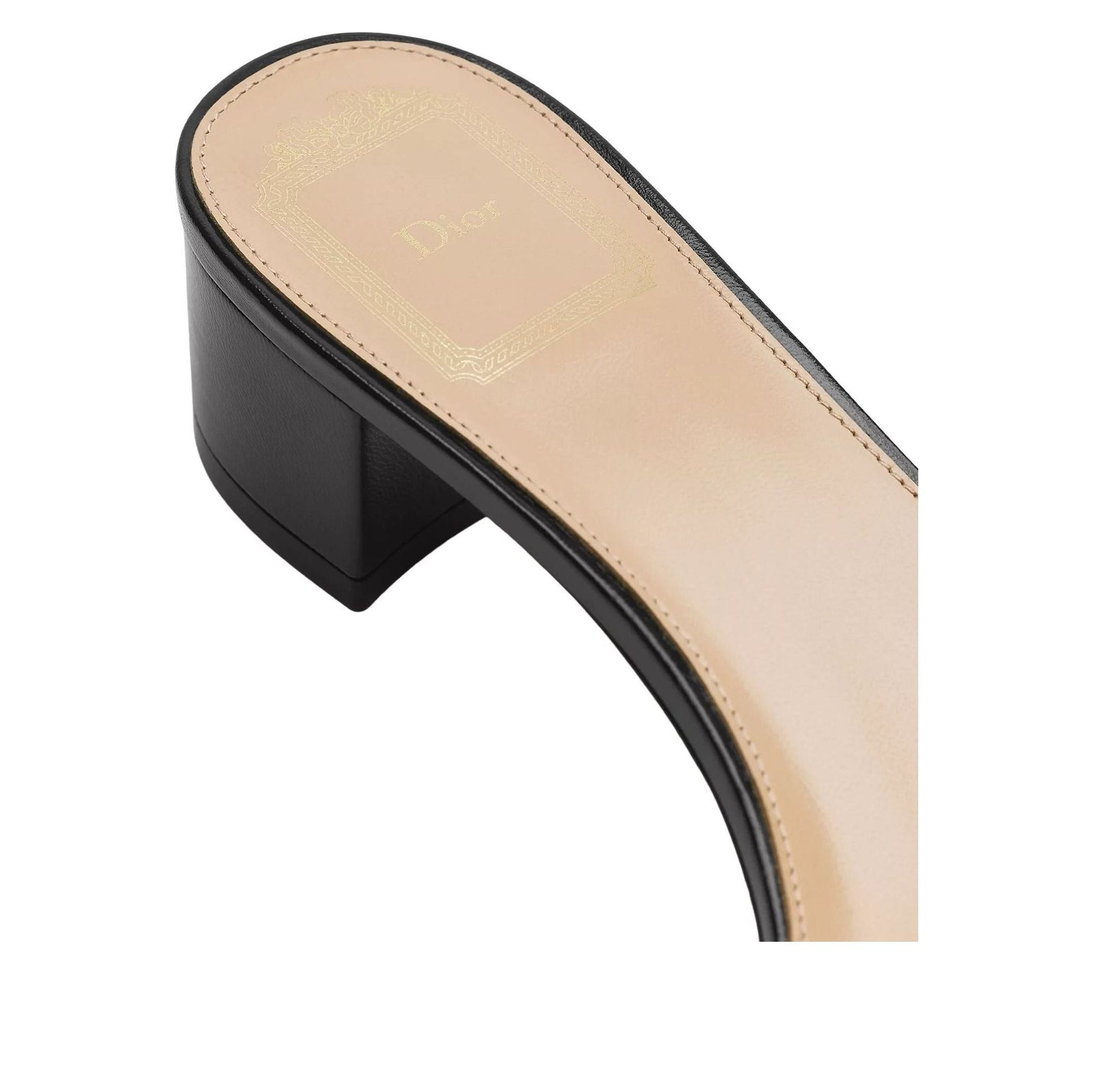 (WMNS) DIOR J'Adior Heeled Slide 'Black Beige' KDO708LEC-S900