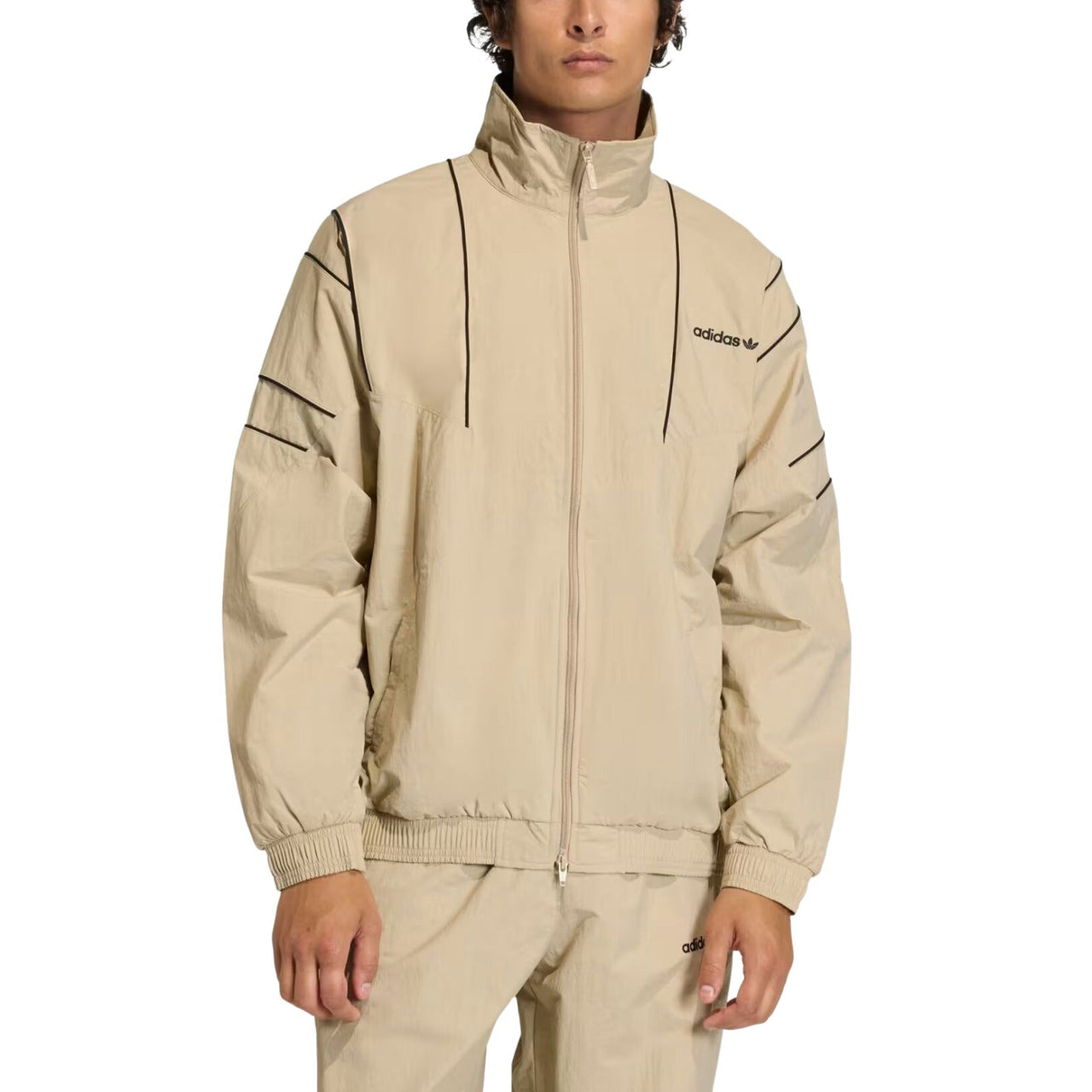 adidas Cut Line Track Top 'Stone Khaki' KE0095