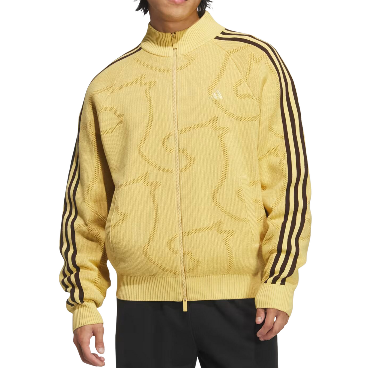 adidas CNY 3 Stripes Track Top 'Oat' KE4061