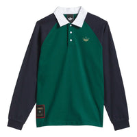 adidas Skateboarding x Tyshawn Rugby Shirt 'Collegiate Green Legend Ink' KE7013