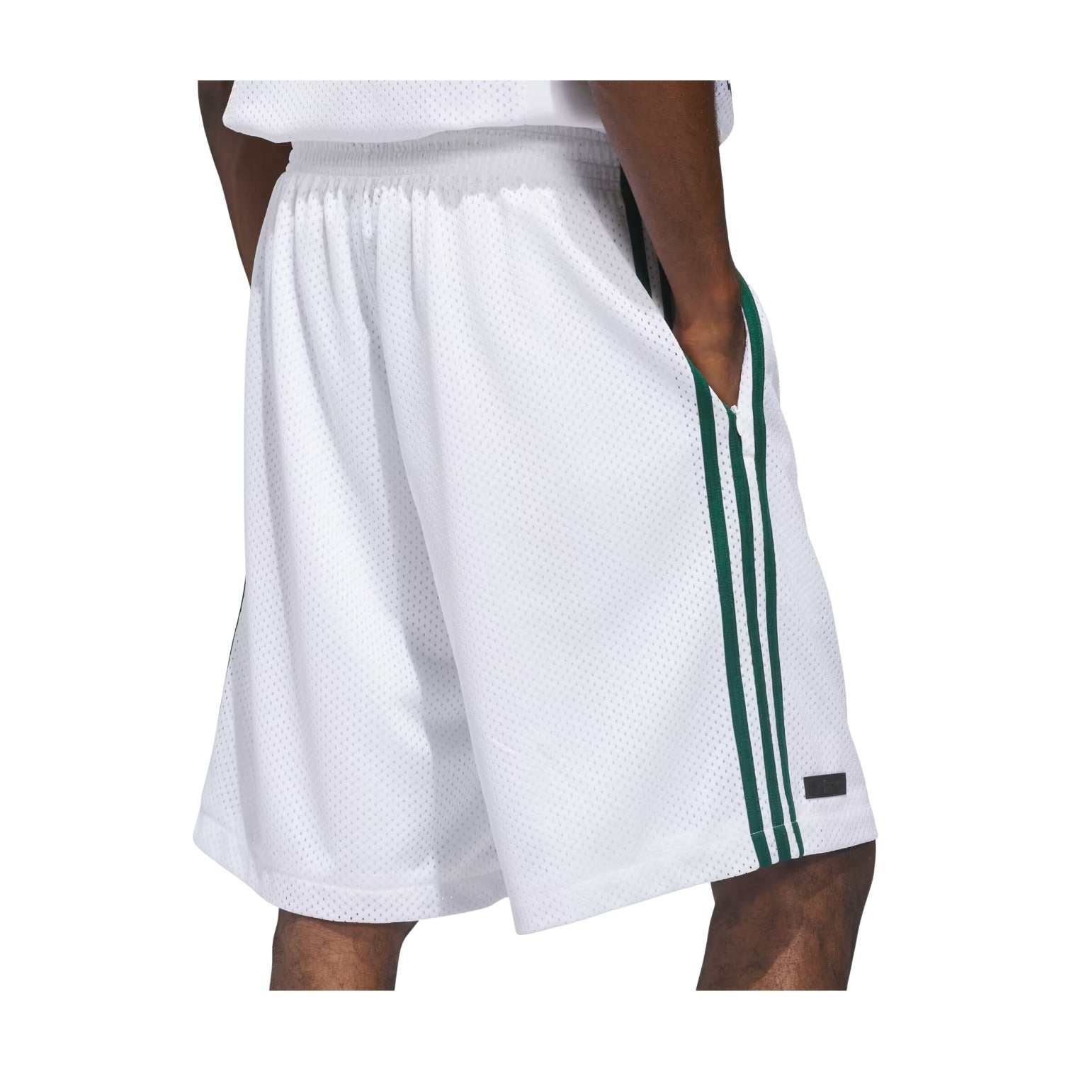 adidas Skateboarding x Tyshawn Shorts 'White Matte Gold Collegiate Green' KE7018