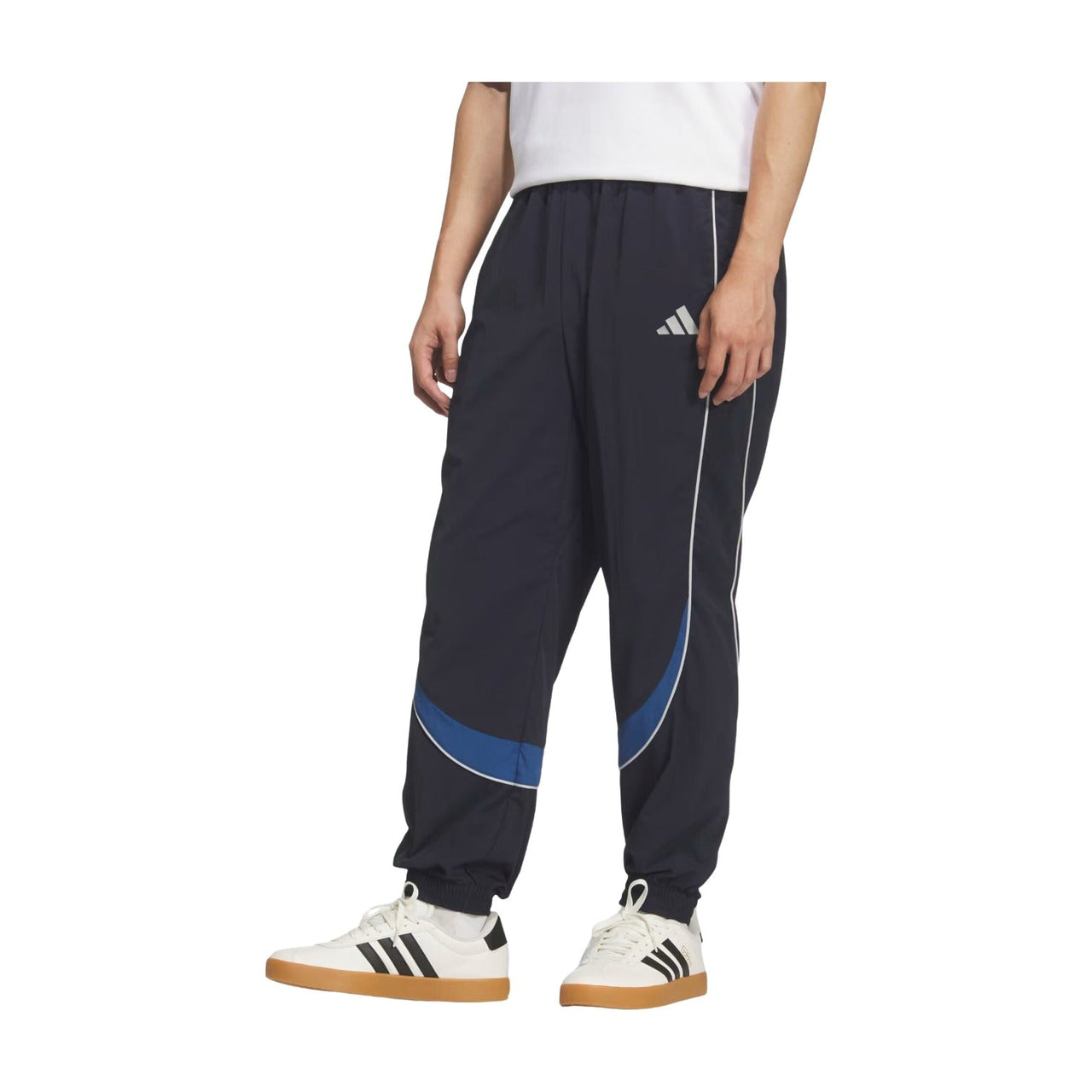 adidas Brand Love Loose Fit Light Woven Pants 'Legend Ink Dusky Petrol' KF1338